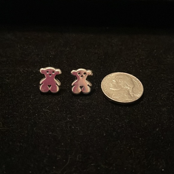 PERUVIAN Sterling silver Bear earrings 🌟 - Picture 5 of 5